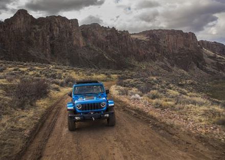 Steve Bow Productions blue jeep